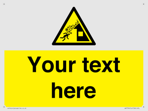 Custom warning roof avalanche